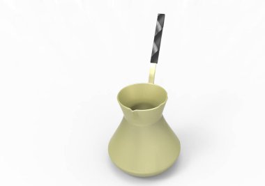 kahve pot 3d ayrı tut moduyla arka plan