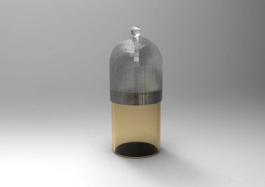 şişe 3d ayrı tut moduyla arka plan