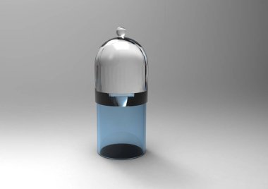 şişe 3d ayrı tut moduyla arka plan