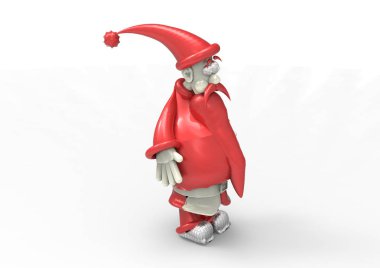 mutlu Noel Baba portresi