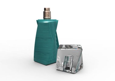 şişe 3d ayrı tut moduyla arka plan