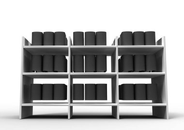 arka plan olarak renk süpermarket raf 