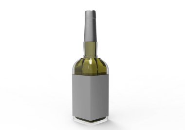 şişe 3d ayrı tut moduyla arka plan