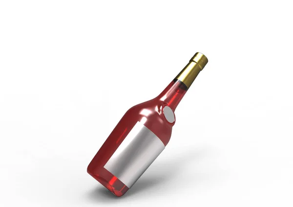 Bottle Isolate Background — Stock Photo, Image