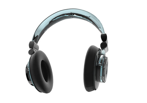 Headphones Isolated on White Background