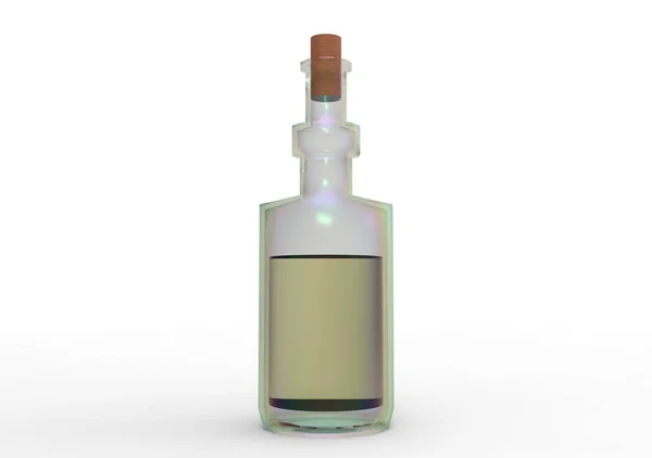 Botella Aislar Fondo — Foto de Stock