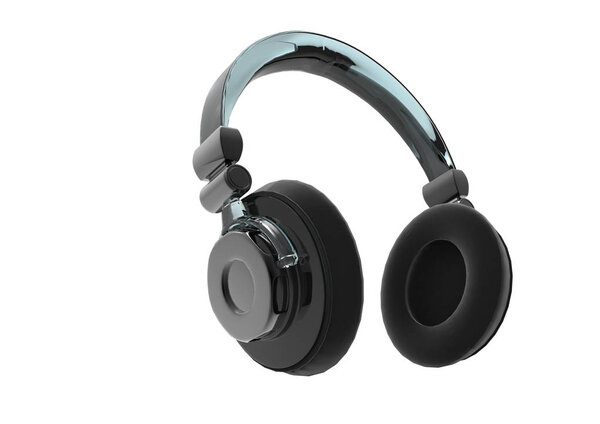 Headphones Isolated on White Background