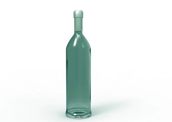 Flasche Isolieren Hintergrund — Stockfoto