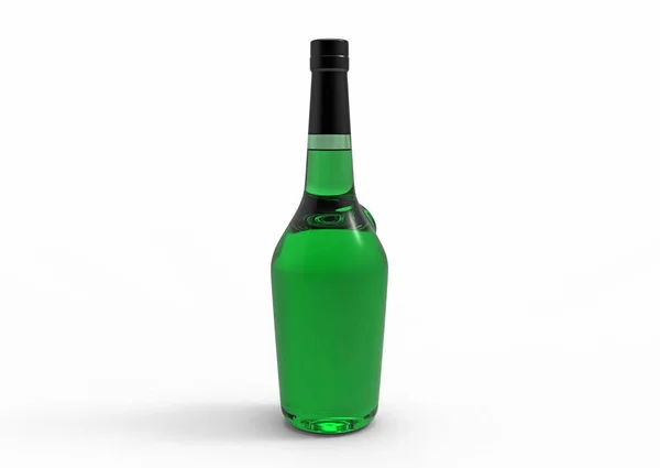 Flasche Isolieren Hintergrund — Stockfoto
