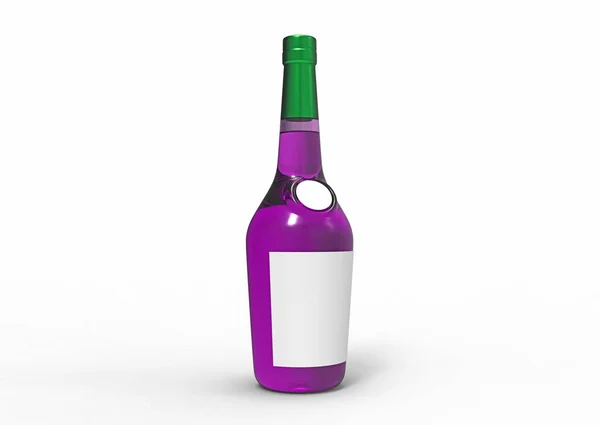 Bottle Isolate Background — Stock Photo, Image