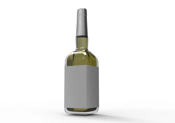 Bottle Isolate Background — Stock Photo, Image