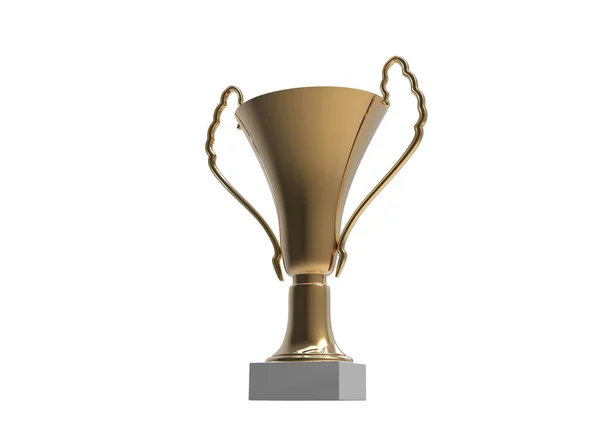 Trophy Isolated White Background — Stock Photo, Image