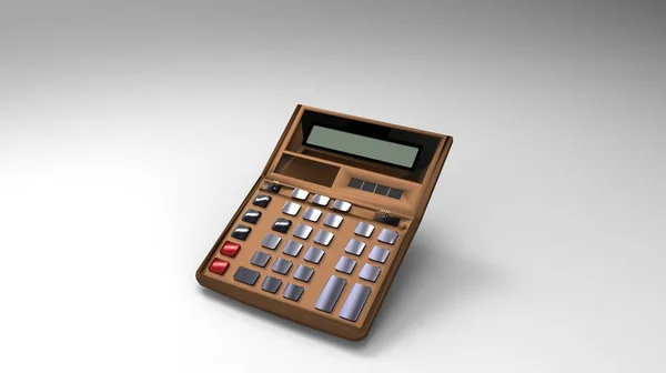 Calculadora Isolar Fundo — Fotografia de Stock