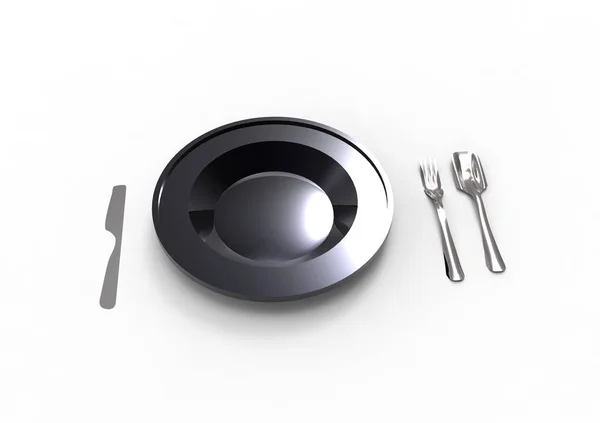 Посуд Ізольований Фон — стокове фото