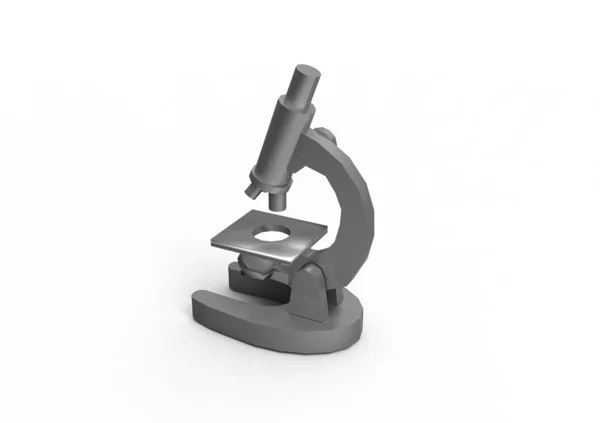 Microscópio Isolar Fundo — Fotografia de Stock