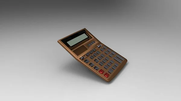 Calculator Isoleren Achtergrond — Stockfoto