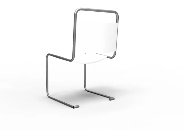 椅子3D 隔离背景 — 图库照片