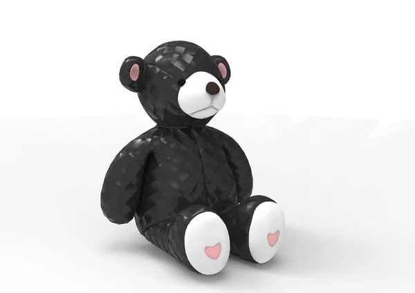 Teddy Bear Isolate Background — Stock Photo, Image
