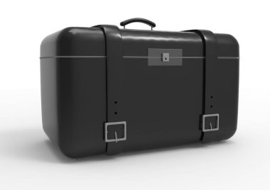 Beyaz arka plan üzerinde izole seyahat için bavul