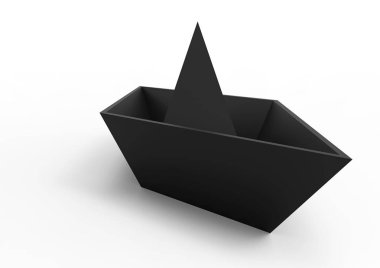 kağıt gemi 3d ayrı tut moduyla arka plan