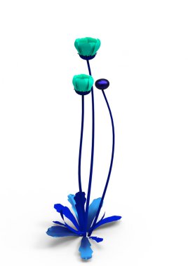 vazo çiçekleri 3d ayrı tut moduyla arka plan