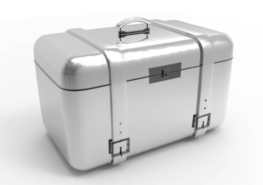 Beyaz arka plan üzerinde izole seyahat için bavul