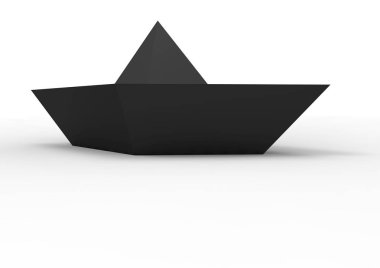 kağıt gemi 3d ayrı tut moduyla arka plan