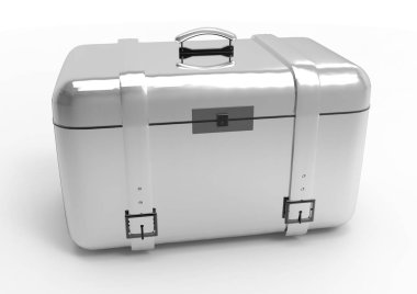 Beyaz arka plan üzerinde izole seyahat için bavul