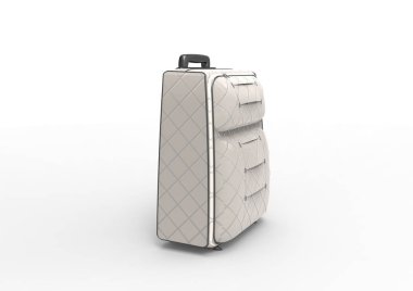 Beyaz arka plan üzerinde izole seyahat için bavul