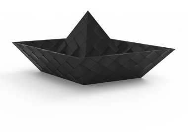 kağıt gemi 3d ayrı tut moduyla arka plan