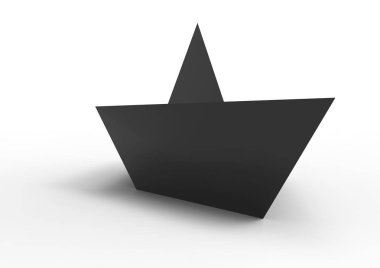 kağıt gemi 3d ayrı tut moduyla arka plan