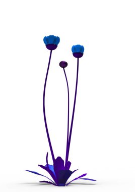 vazo çiçekleri 3d ayrı tut moduyla arka plan