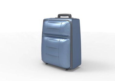 Beyaz arka plan üzerinde izole seyahat için bavul