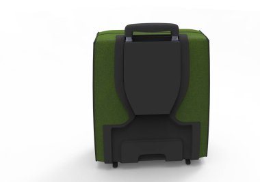 Beyaz arka plan üzerinde izole seyahat için bavul