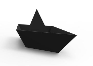 kağıt gemi 3d ayrı tut moduyla arka plan