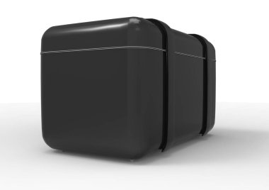 Beyaz arka plan üzerinde izole seyahat için bavul