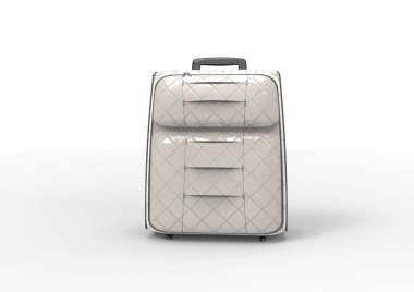 Beyaz arka plan üzerinde izole seyahat için bavul