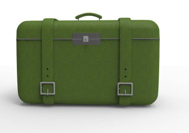 Beyaz arka plan üzerinde izole seyahat için bavul