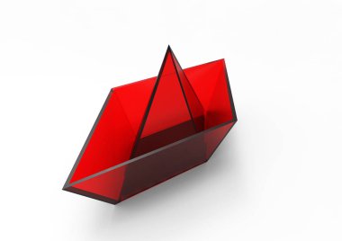 kağıt gemi 3d ayrı tut moduyla arka plan