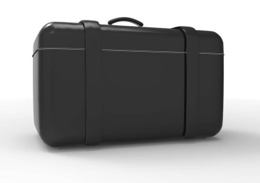 Beyaz arka plan üzerinde izole seyahat için bavul