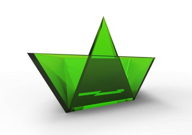 kağıt gemi 3d ayrı tut moduyla arka plan