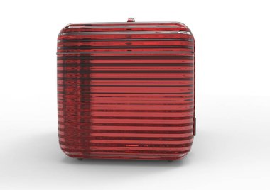 Beyaz arka plan üzerinde izole seyahat için bavul