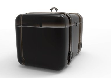 Beyaz arka plan üzerinde izole seyahat için bavul