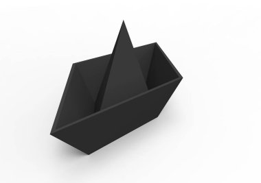 kağıt gemi 3d ayrı tut moduyla arka plan