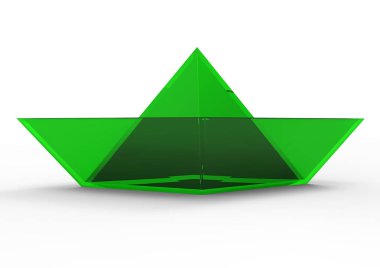 kağıt gemi 3d ayrı tut moduyla arka plan