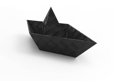 kağıt gemi 3d ayrı tut moduyla arka plan