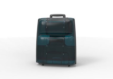 Beyaz arka plan üzerinde izole seyahat için bavul