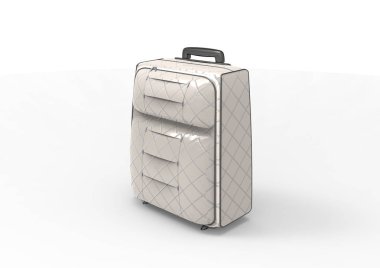 Beyaz arka plan üzerinde izole seyahat için bavul