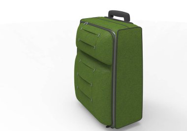 Beyaz arka plan üzerinde izole seyahat için bavul