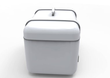 Beyaz arka plan üzerinde izole seyahat için bavul